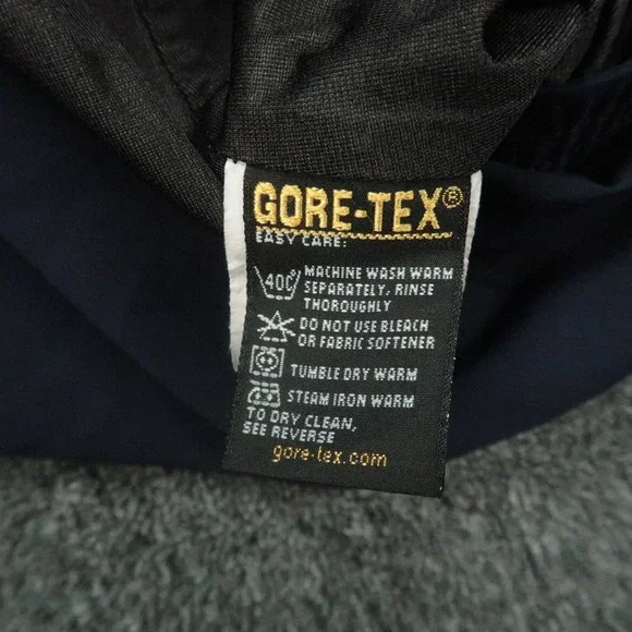 Zero Restriction Jacket Mens Medium Blue Half Zip Gore Tex GTX Pullover VTG